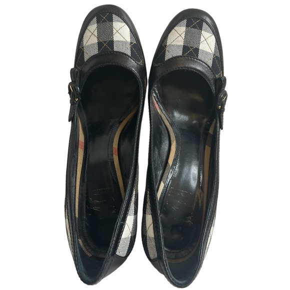 WOMENS LADIES BURBERRY HEELS, CLASSIC PUMPS, ITALY  SZ 40 - Picture 2 of 9